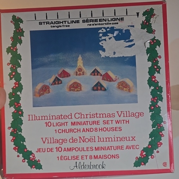 Vintage Other - Vintage Alderbrook Christmas Village Set